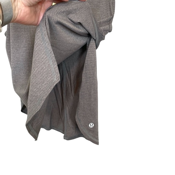 Lululemon Two Piece Seek the Heat Tank/Bra Heathered Slate/Pear Size 6 - Picture 8 of 14